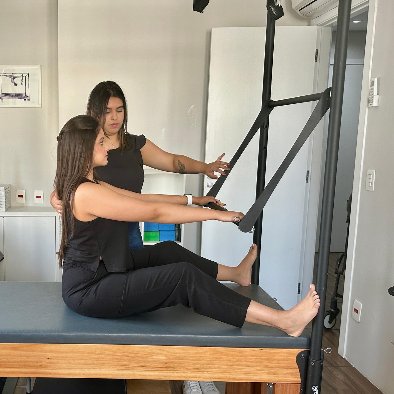 Atendimento de pilates terapêutico no Espaço 1202